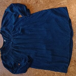 Old Navy Denim Blue Relaxed Fit Tunic Dress Size L